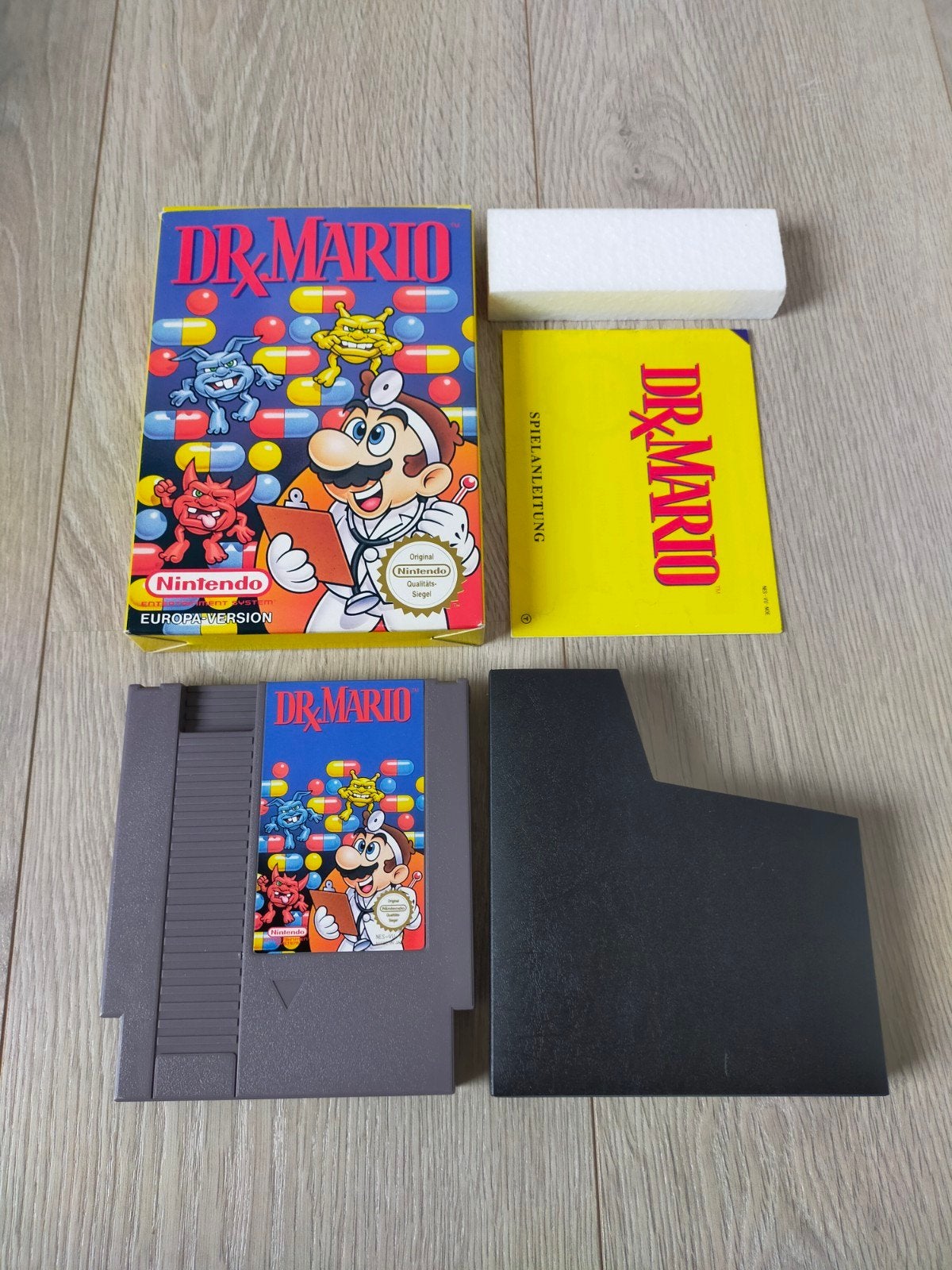Nintendo Dr. Mario NES - Zeer nette staat, compleet!, Spelcomputers en Games, Games | Nintendo NES, Puzzel en Educatief, 2 spelers