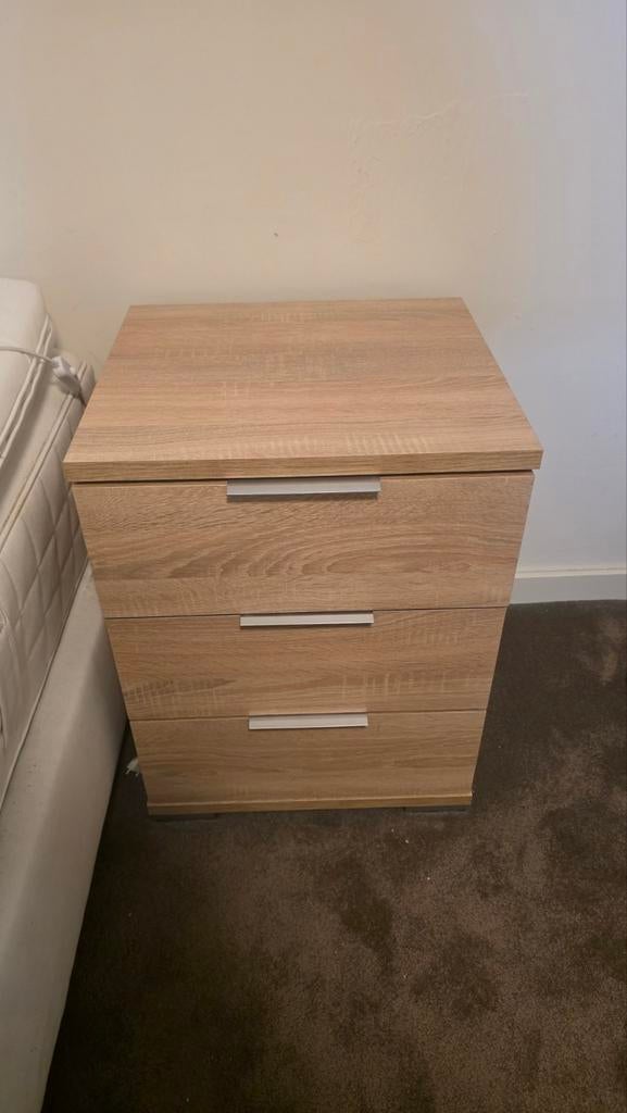 bed en nachtkastje, Huis en Inrichting, Ophalen, 1 of 2 laden, 50 tot 100 cm, Minder dan 100 cm