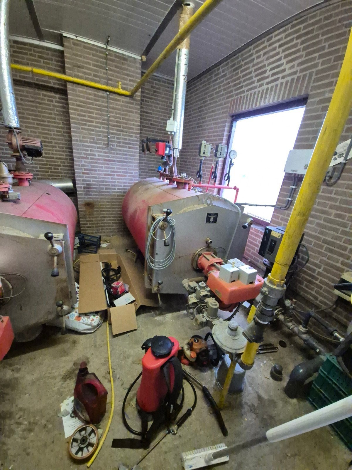 Industriële stoomketel / kachel op aardgas, Gebruikt, Gas, Overige soorten, Ophalen of Verzenden
