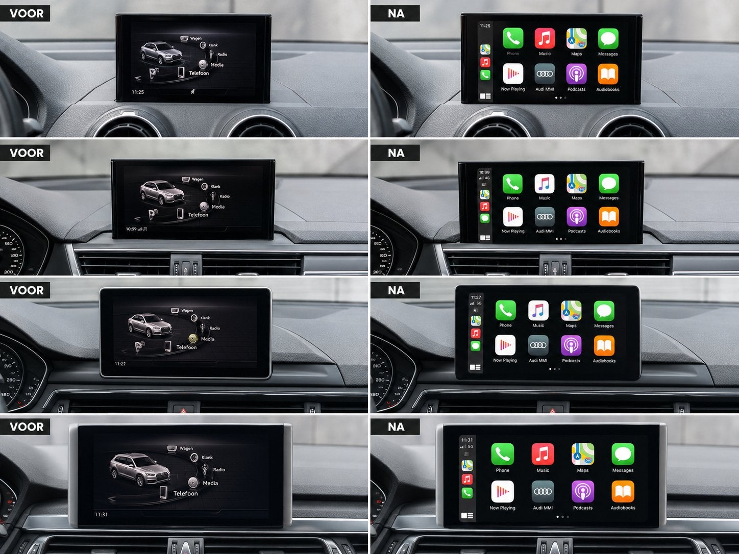 Audi Q Modellen CarPlay op Bestaand Scherm, Ophalen of Verzenden, Nieuw