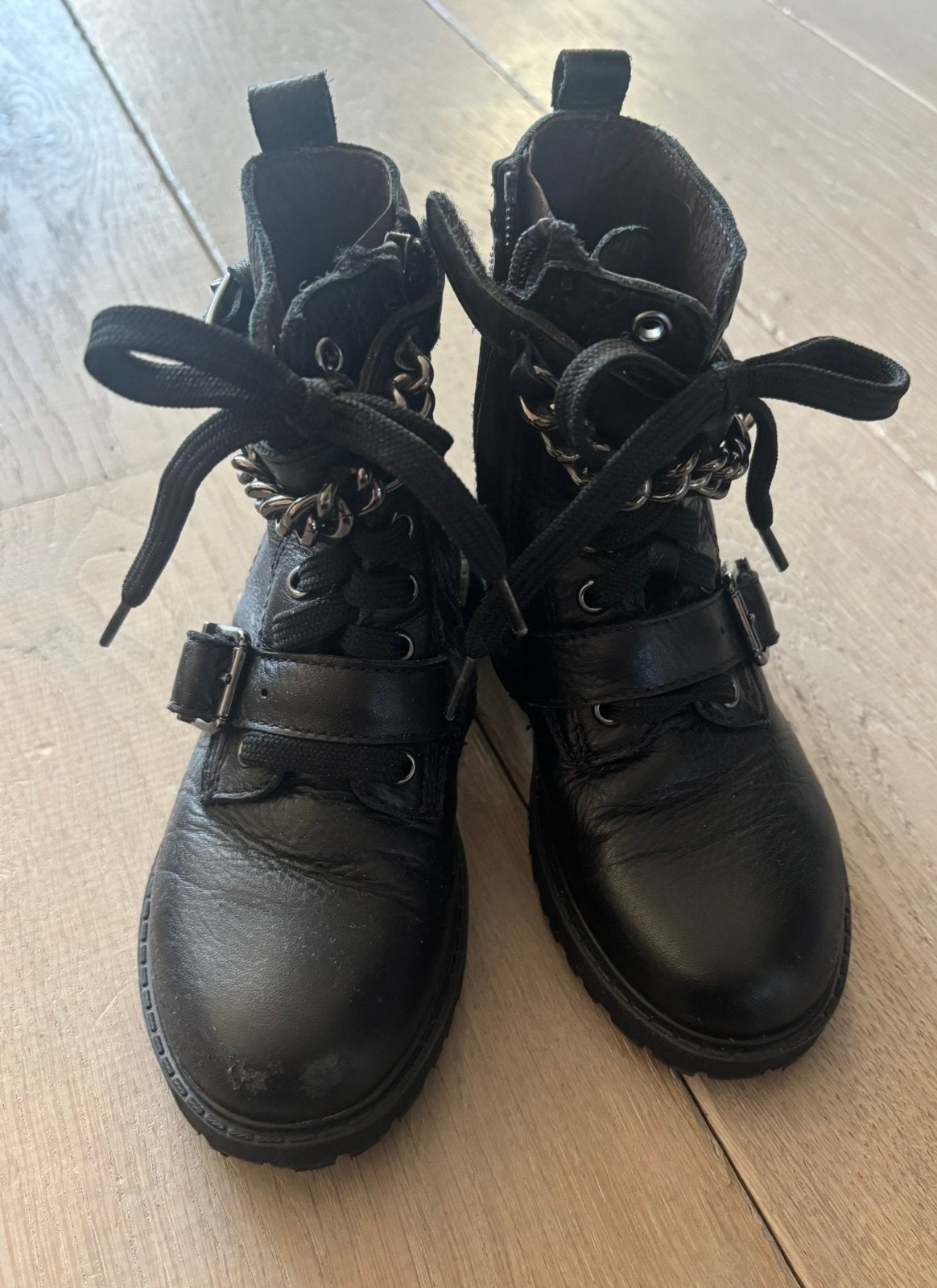 Clic! Leren laarsjes maat 26, Kinderen en Baby's, Gebruikt, Meisje, Ophalen of Verzenden, Laarzen