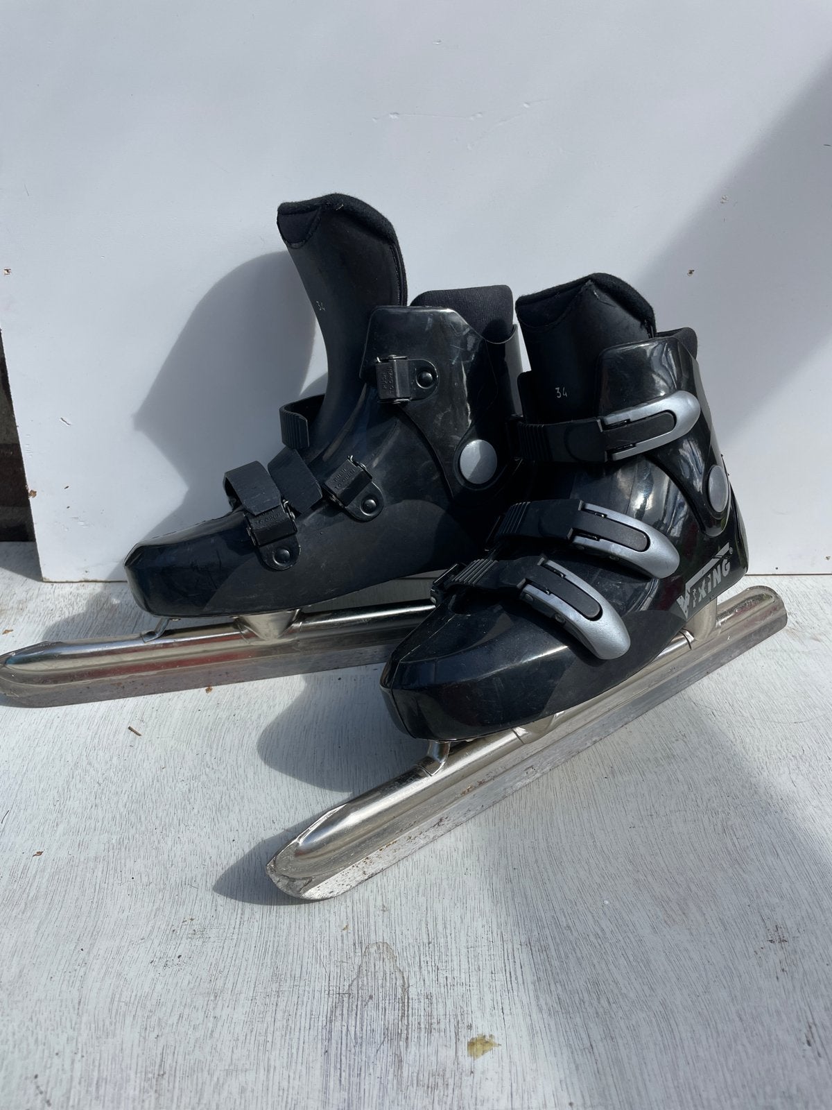 Viking Noren schaatsen - Maat 34 (schaatsmaat 23), Sport en Fitness, Schaatsen, Ophalen, Viking, Gebruikt, Noren