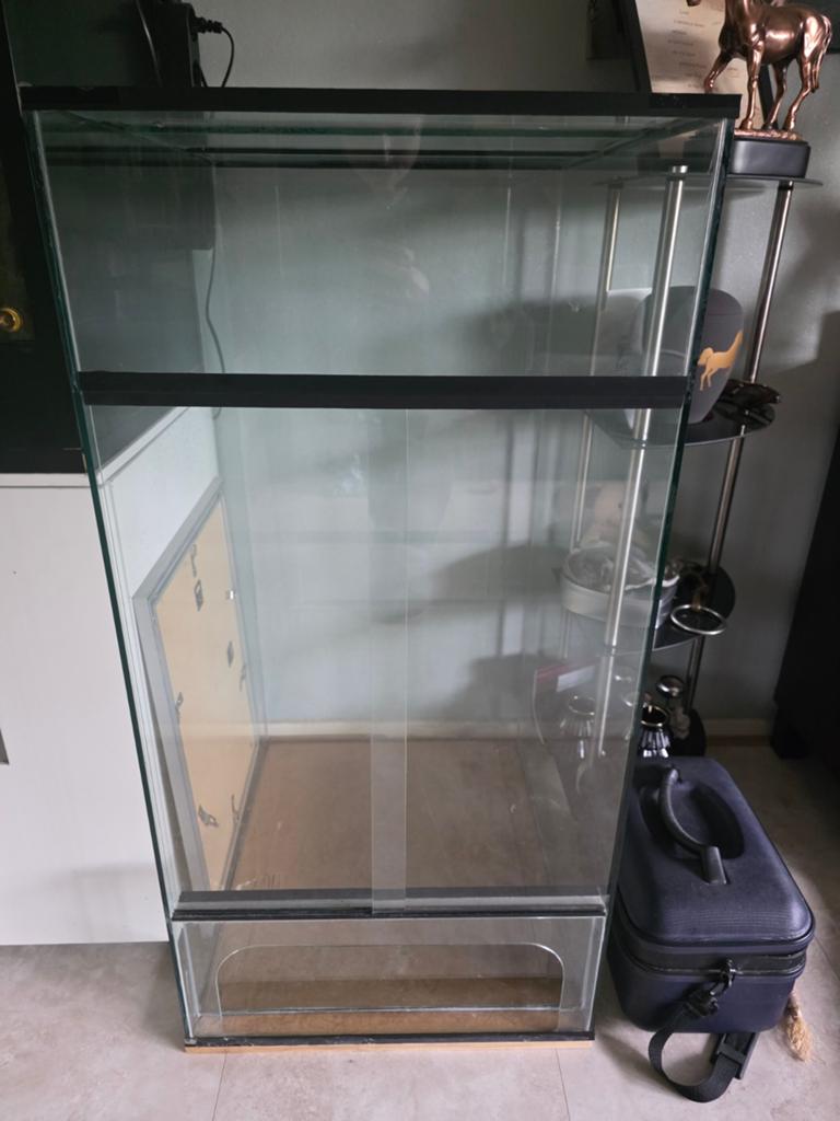 Terrarium 100x50x60, Dieren en Toebehoren, Ophalen, Gebruikt, Terrarium of Paludarium