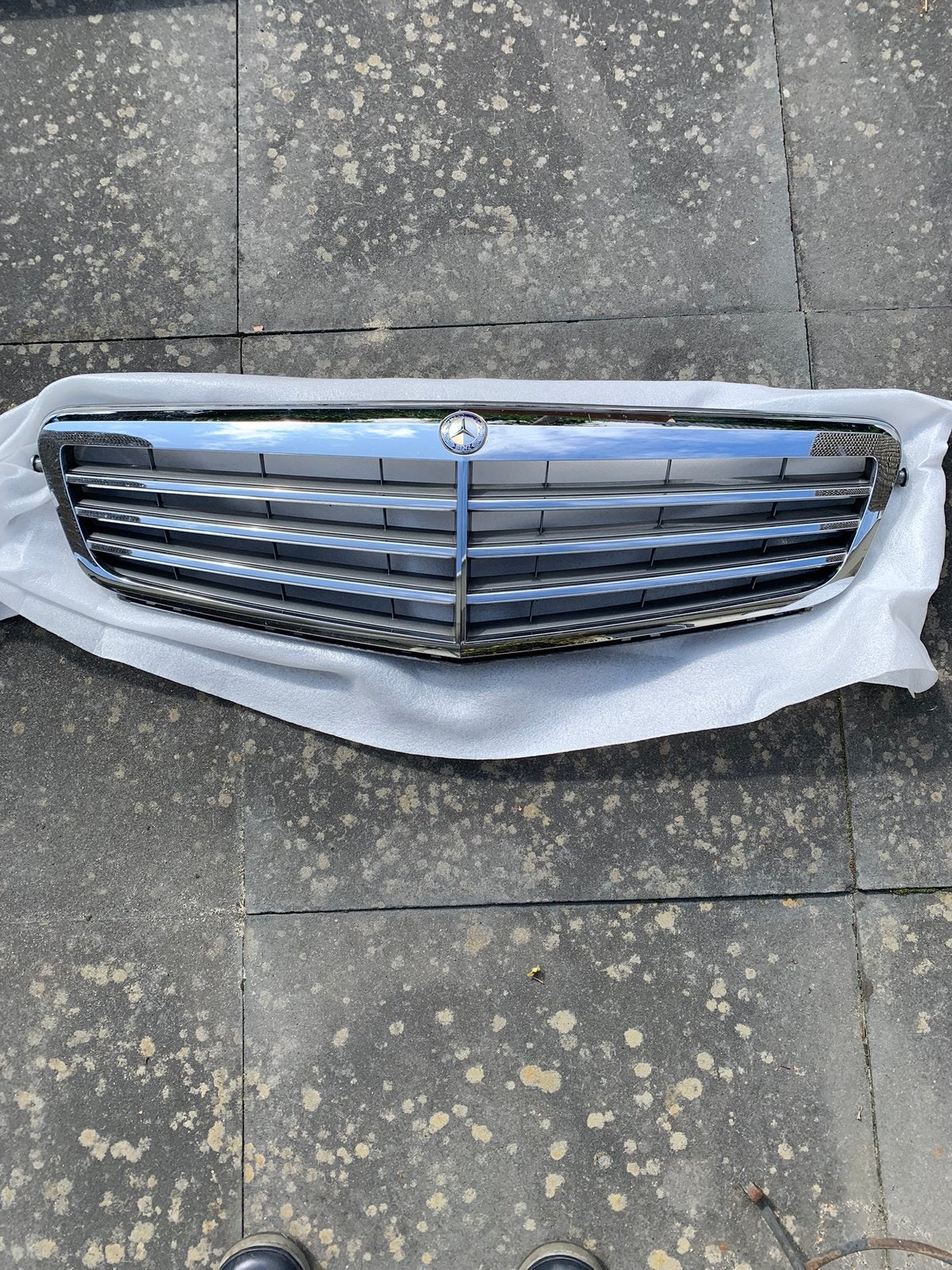 Mercedes grille voor type C klasse W204, Gebruikt, Voor, Mercedes-Benz, Ophalen of Verzenden