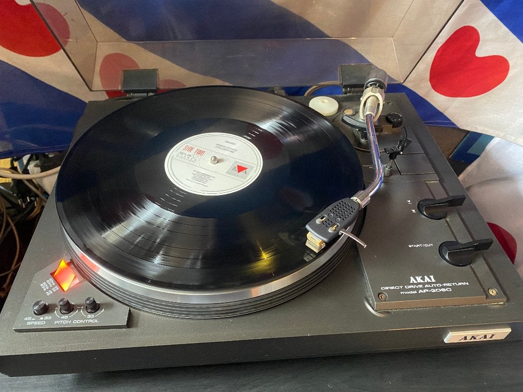 akai  AP-206c, Audio, Tv en Foto, Pitch-regelaar, Ophalen of Verzenden, Zo goed als nieuw, Platenspeler