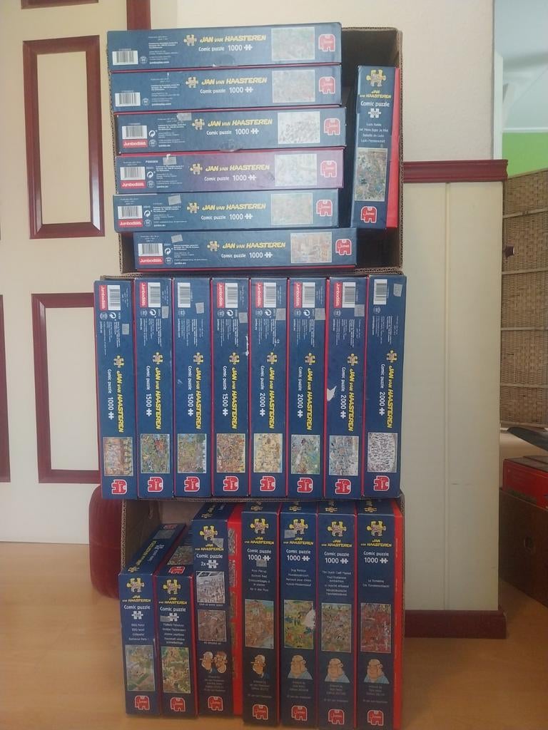 Jan van Haasteren puzzels, Ophalen of Verzenden, 500 t/m 1500 stukjes, Zo goed als nieuw