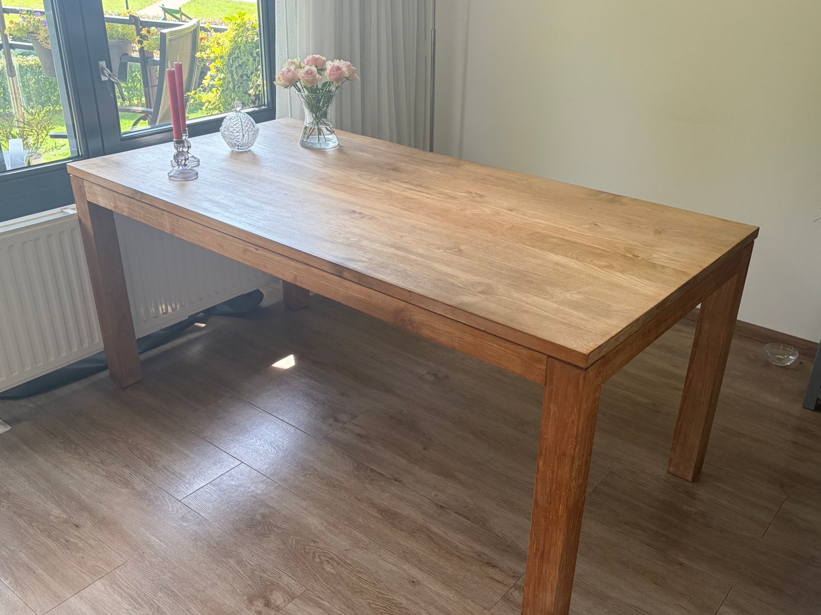 Teak hout 90/180 cm, Ophalen, Teakhout, 50 tot 100 cm, 150 tot 200 cm