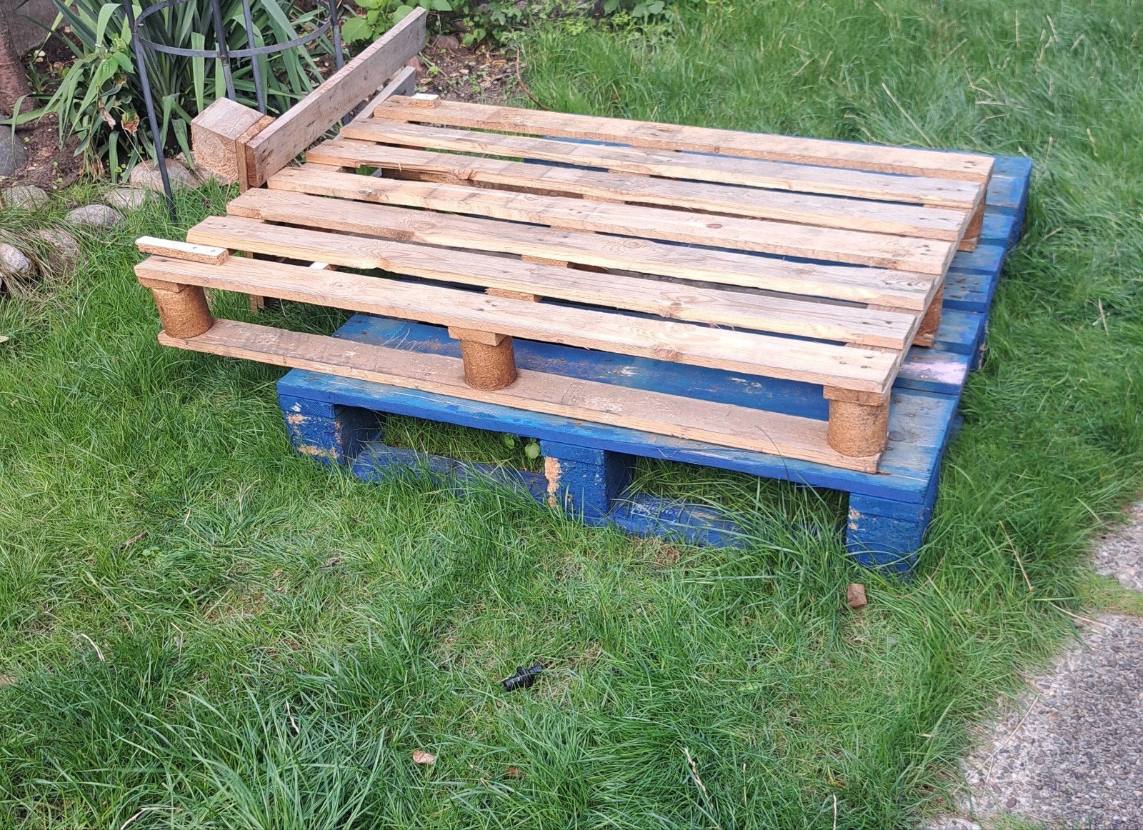 2x Pallet gratis af te halen, Doe-het-zelf en Verbouw, Hout en Planken, Ophalen, Gebruikt, Pallet, Minder dan 200 cm
