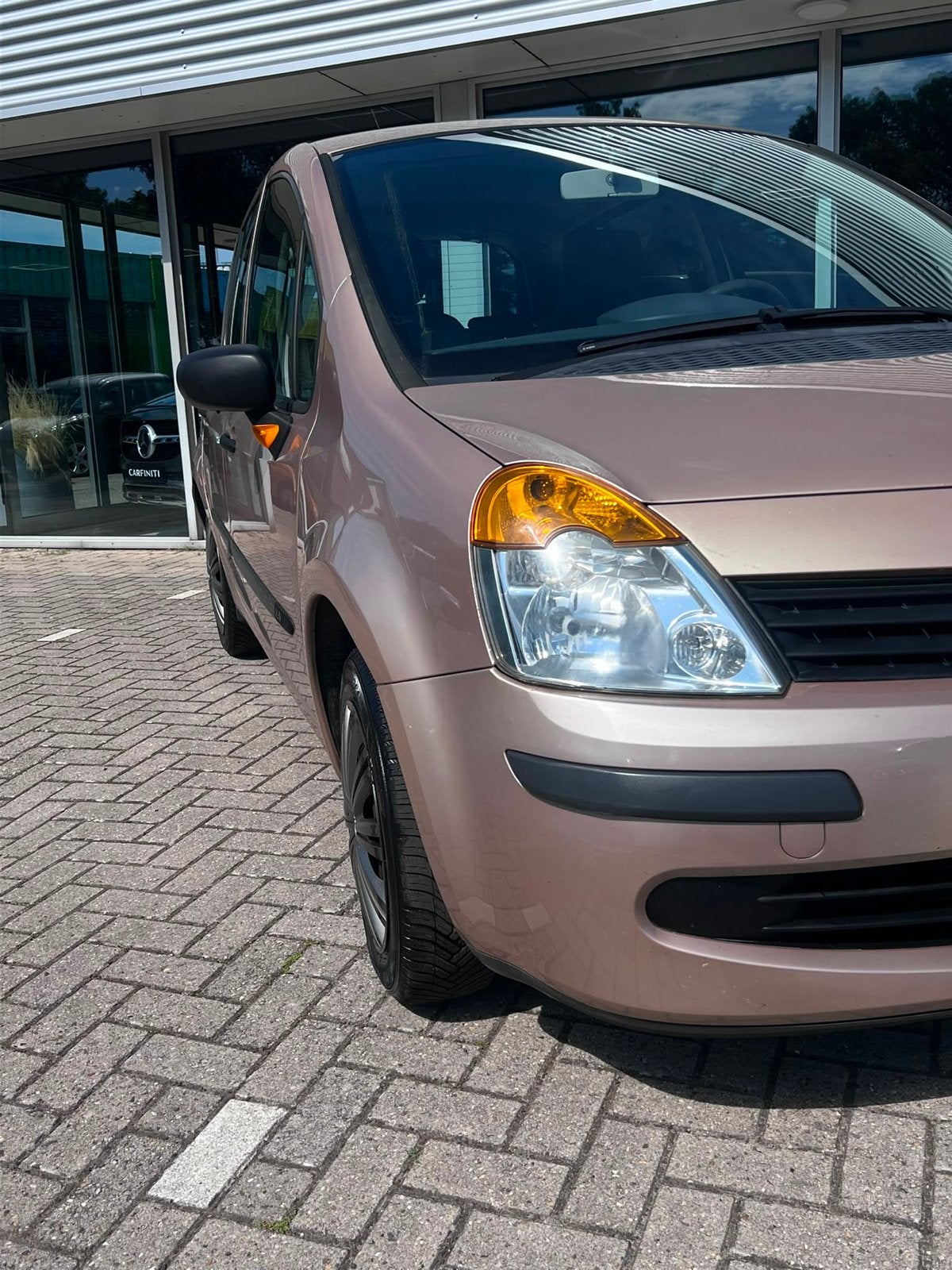 Renault Modus 1.2 16V 2005 Bruin, Voorwielaandrijving, 74 pk, 4 cilinders, Bruin