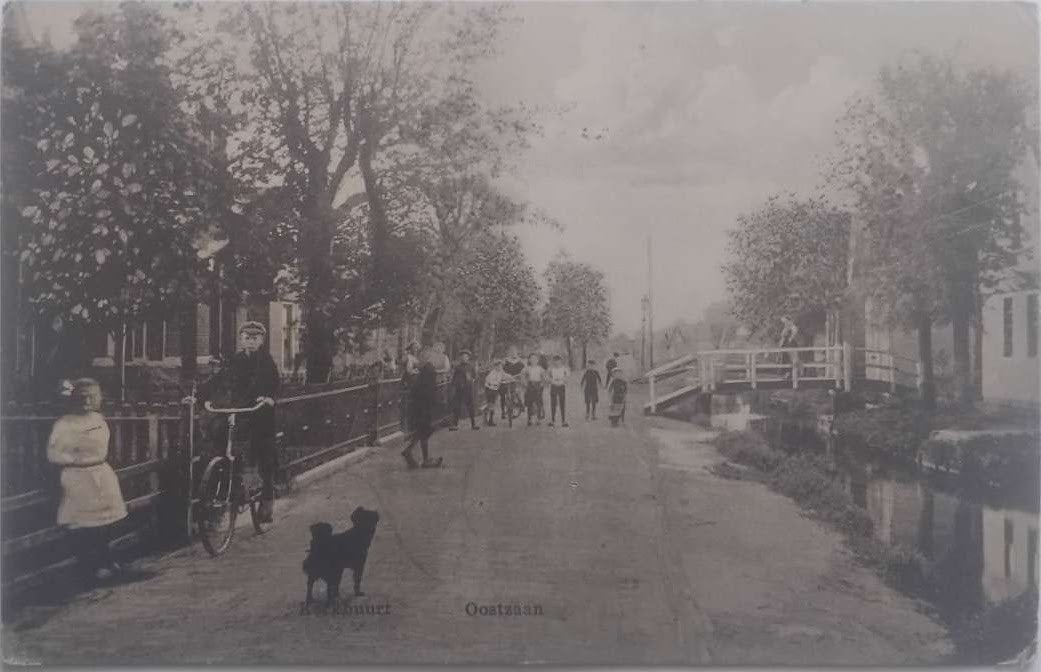 Oostzaan (Kerkbuurt) met uniek Willem Ruys stempel 1947, Ophalen of Verzenden, 1940 tot 1960, Gelopen, Noord-Holland