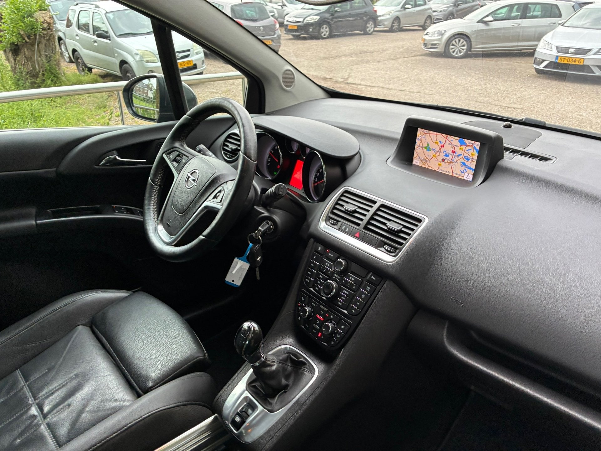 Opel Meriva 1.4 Turbo Cosmo | Leder + Cruise + Clima nu €, Voorwielaandrijving, 4 cilinders, Bedrijf, Handgeschakeld