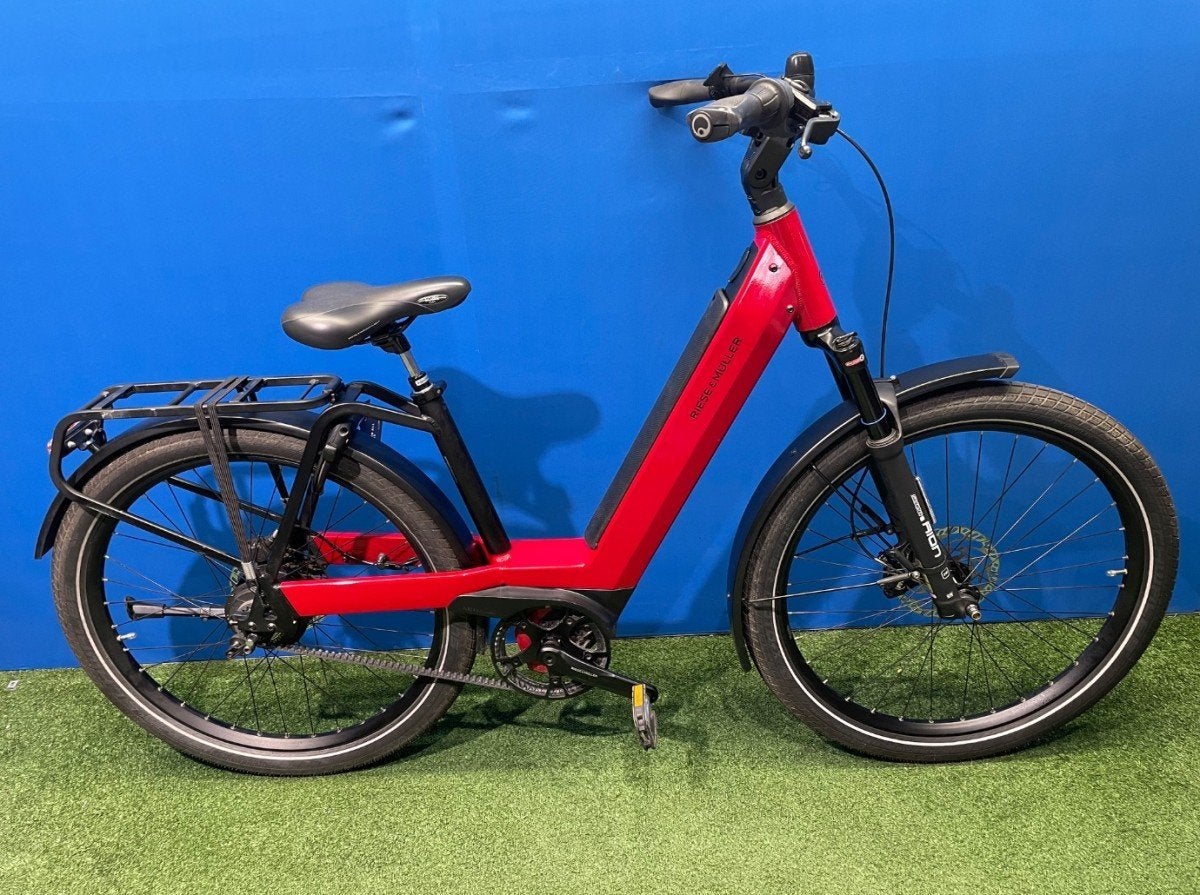 Riese & Müller Nevo3 - 625wh Dames Rood 49cm, Fietsen en Brommers, Gebruikt, -, -, 47 tot 51 cm
