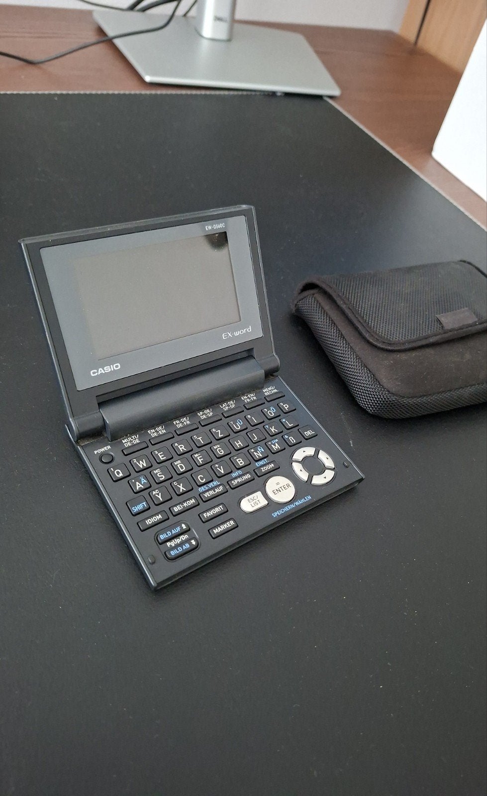 Elektronisch woordenboek Duits/Engels/Frans/Spaans (Casio EX, Ophalen of Verzenden, Gebruikt