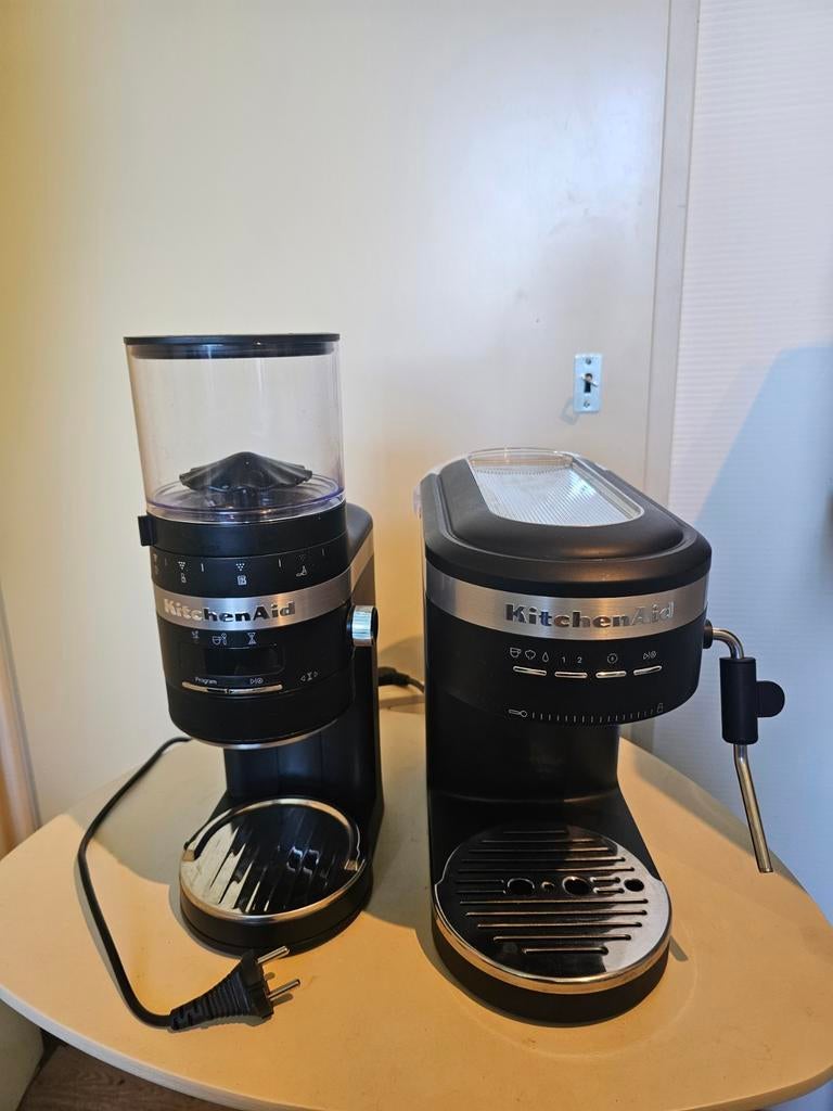 KitchenAid Espressoapparaat met bonenmaler, Gebruikt, Combi, Gemalen koffie, Ophalen