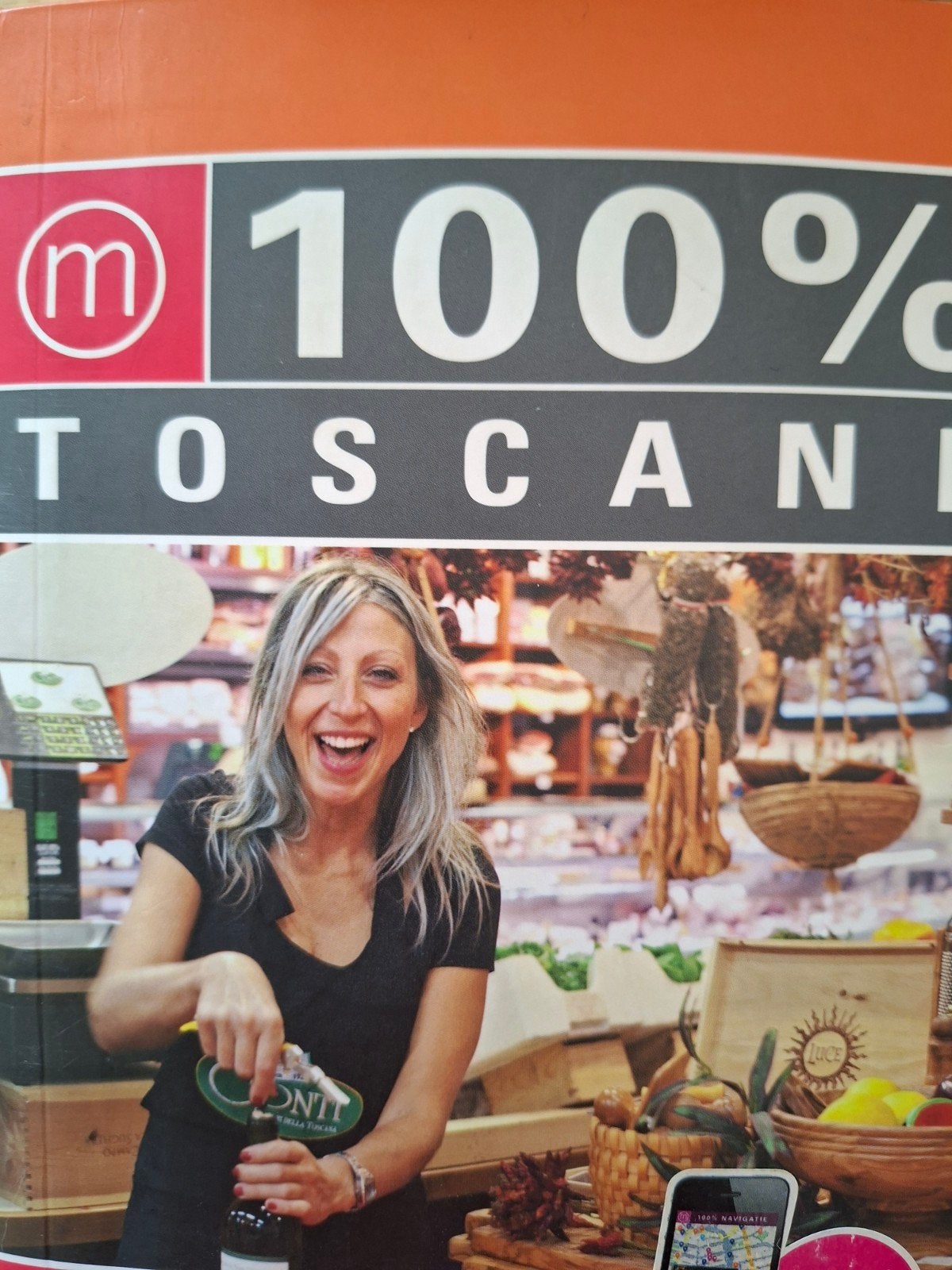 100% Toscane Reisgids - Inclusief kaarten en app, Boeken, Europa, Ophalen of Verzenden, Reisgids of -boek, Gelezen