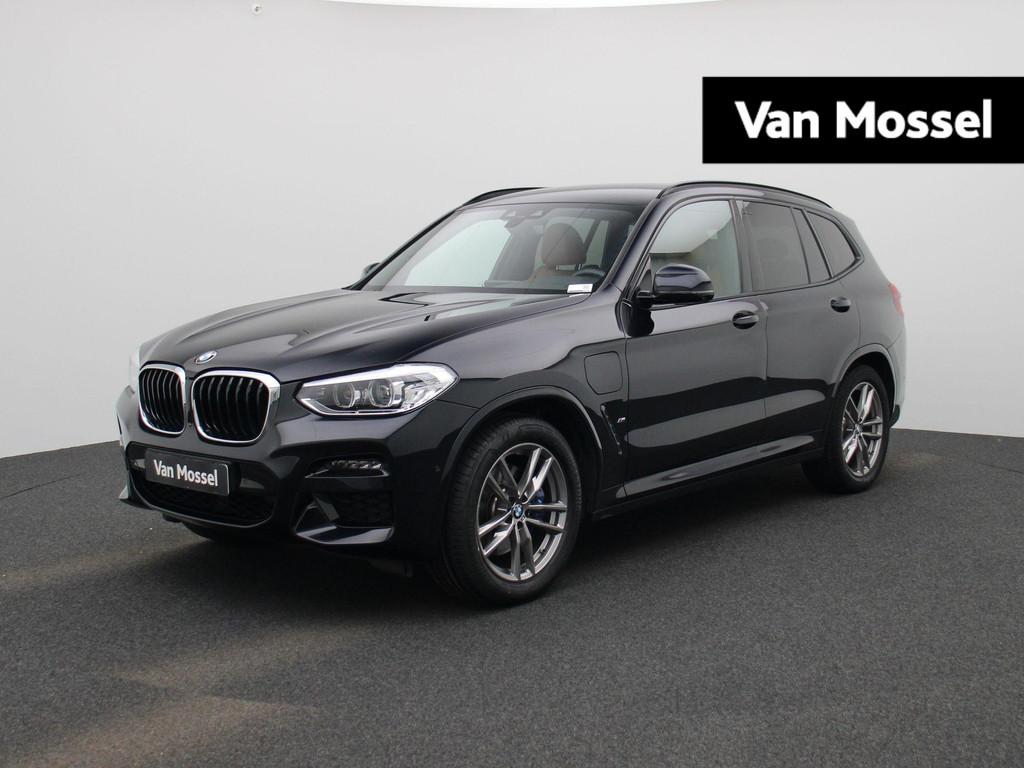 BMW X3 xDrive30e High Executive | M-PAKKET | ACHTERUITRIJCAM, Auto's, BMW, Gebruikt, Euro 6, Leder en Stof, Zwart