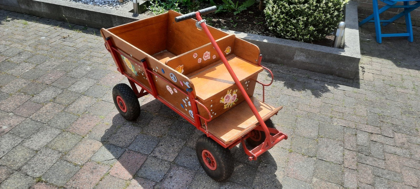 Bolderkar met zitje en materiaal bak, Ophalen of Verzenden