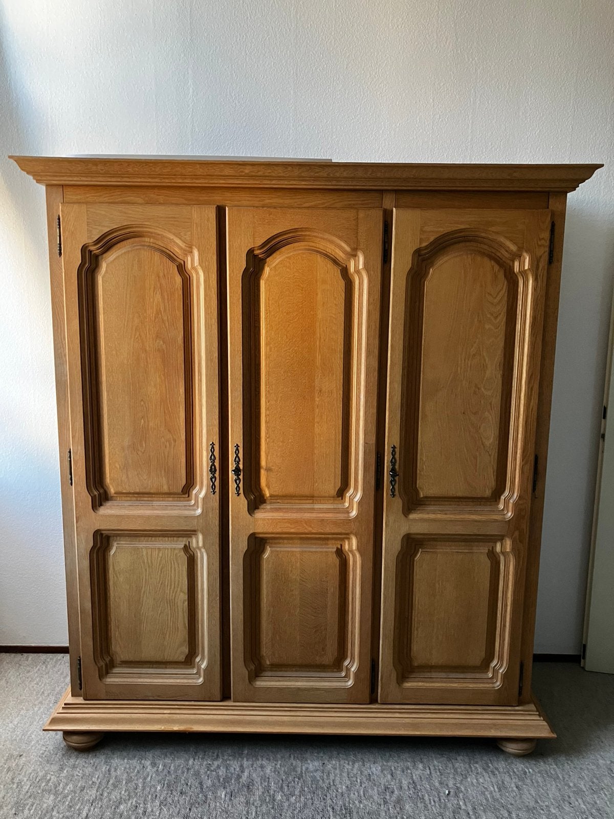 Klerenkast/ Garderobe kast/ Hang- legkast, Huis en Inrichting, Kasten | Kledingkasten, Ophalen, Met deur(en), 150 tot 200 cm, Eikenhout
