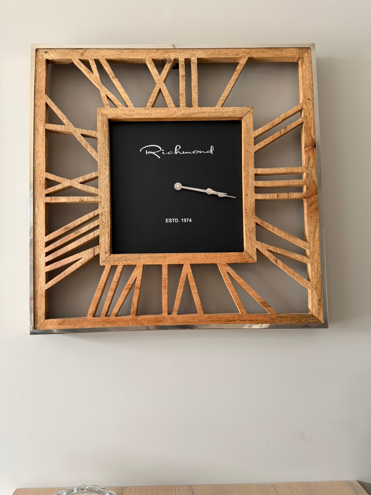 Richmond klok te koop, Ophalen of Verzenden, Zo goed als nieuw, Wandklok