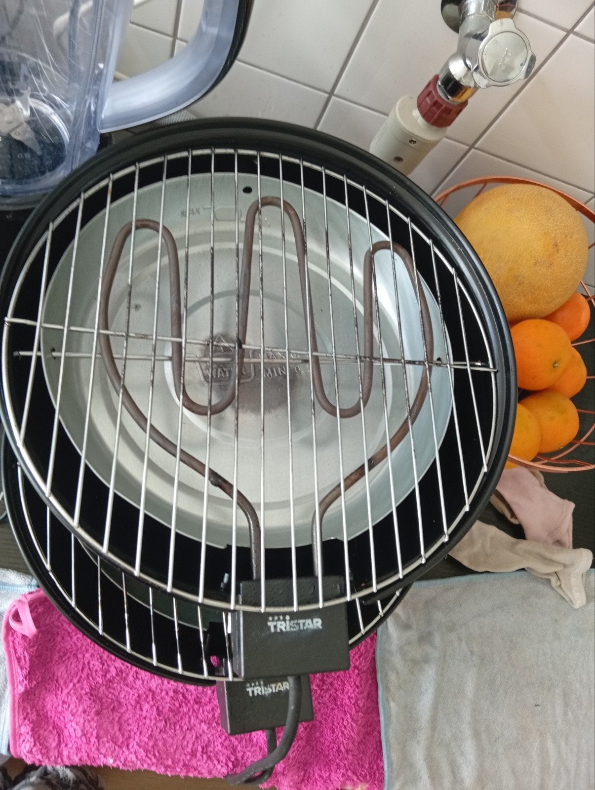 Tristar elektrische barbecue - Compact en handig, Ophalen of Verzenden, Gebruikt, Tristar