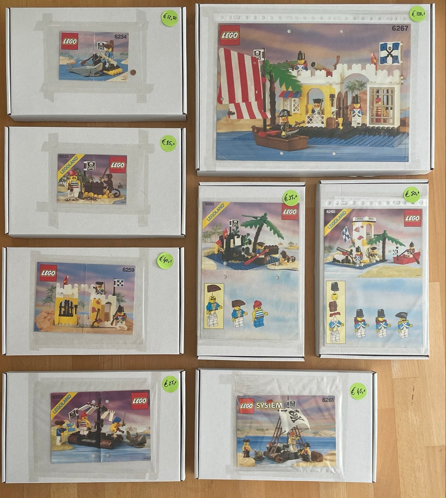 LEGO Piraten & Soldaten sets (o.a. 6267, 6234, 6261), Kinderen en Baby's, Speelgoed | Duplo en Lego, Ophalen, Gebruikt, Compleet