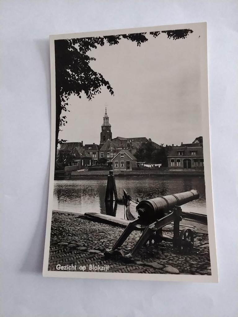 GEZICHT OP BLOKZIJL, Ophalen of Verzenden, Voor 1920, Zuid-Holland
