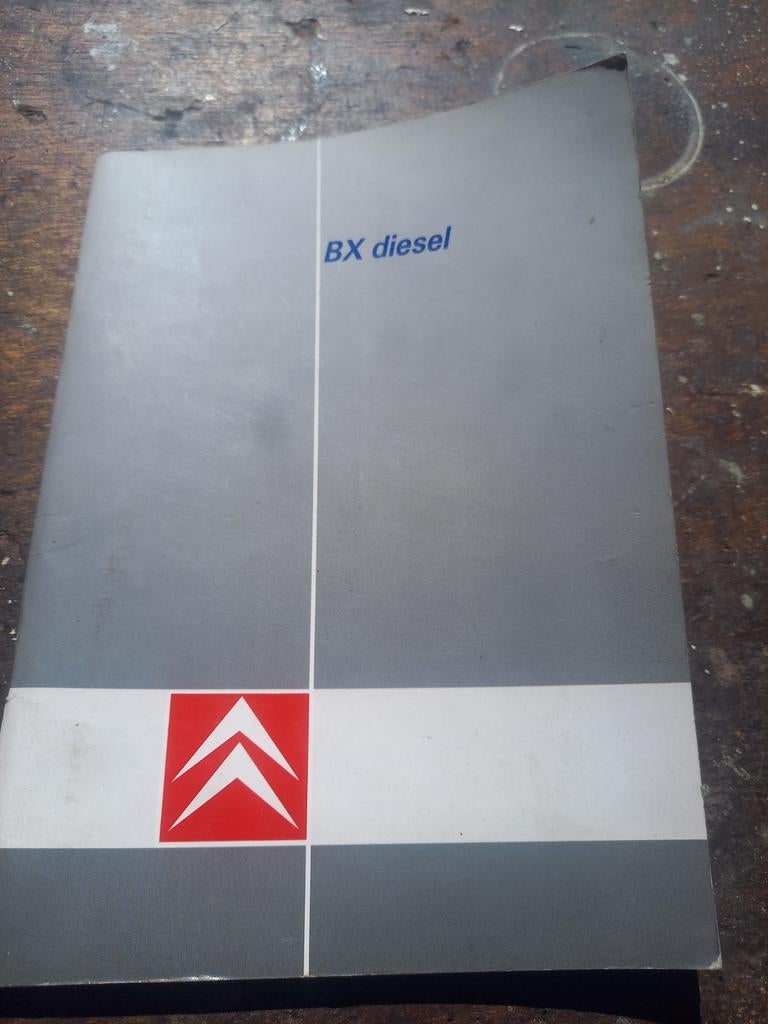 Handleidjng CITROEN BX DIESEL 1988 engelstalig, Ophalen of Verzenden