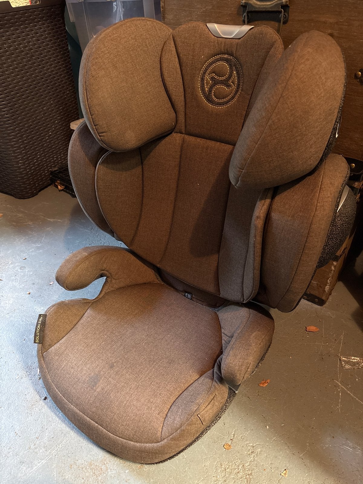 Cybex Solution Z-Fix autostoel 15-36 kg met Isofix, Autogordel of Isofix, Gebruikt, 15 t/m 36 kg, Afneembare rugleuning