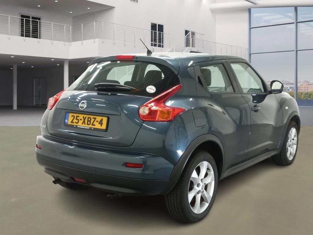 Nissan Juke 1.6 Acenta Automaat 2e Eigenaar +NAP NL-auto, Auto's, Euro 5, Stof, Zwart, 4 cilinders