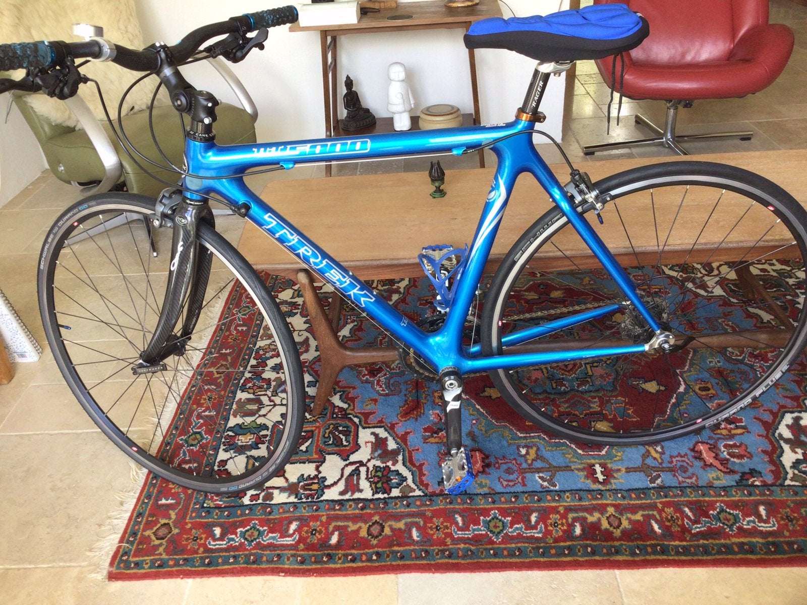 TCT carbon Trek racefiets, Shimano ultegra, Fietsen en Brommers, Zo goed als nieuw, Meer dan 20 versnellingen, 53 tot 57 cm, Ophalen
