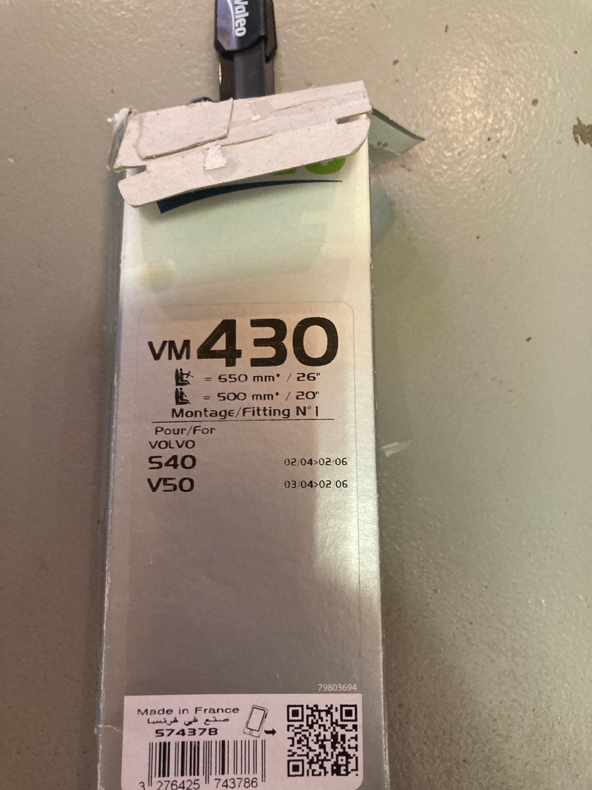 Ruitenwissers set Volvo V50 / S40 / C30, Ophalen, Nieuw, Volvo