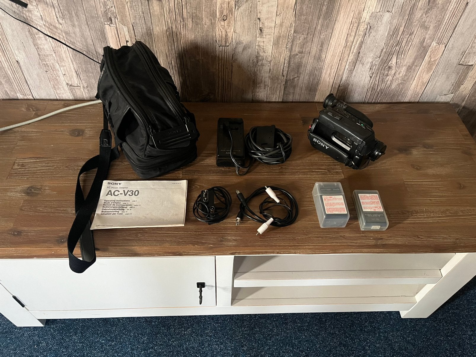 Sony Handycam CCD-TR45E Video 8, Ophalen of Verzenden, 8mm, (Video)band
