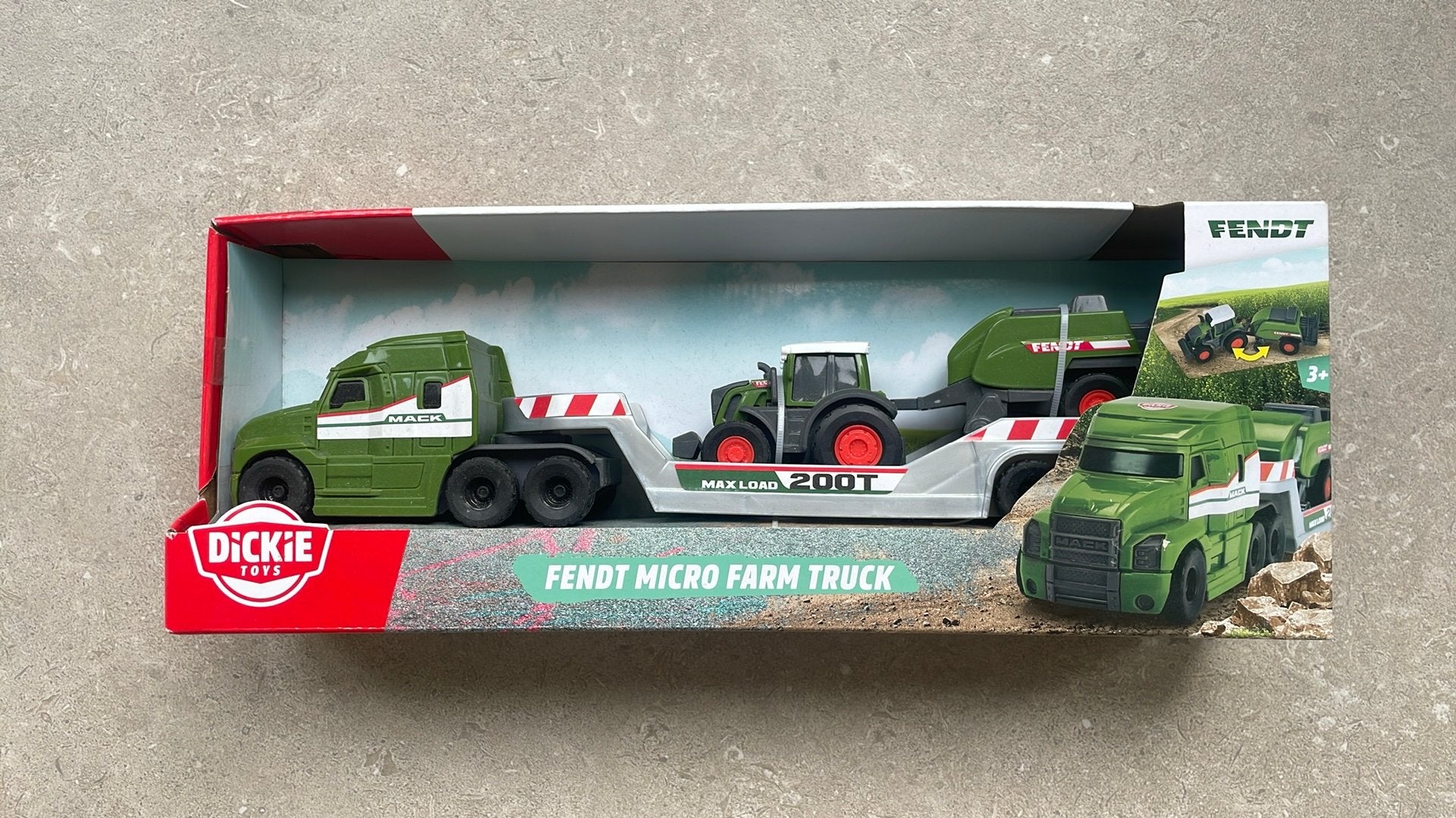Dickie Fendt truck met tractor, Kinderen en Baby's, Ophalen of Verzenden, Nieuw