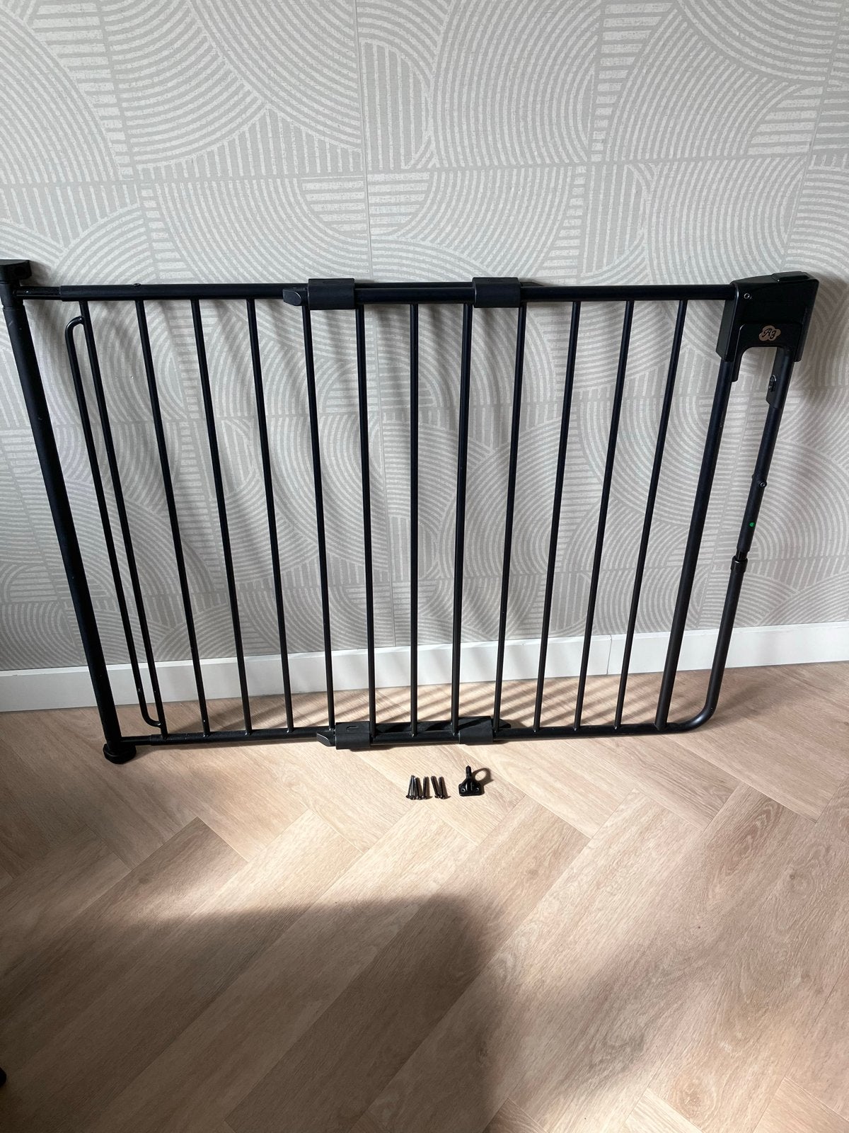 Traphekje zwart  A3, Kinderen en Baby's, Traphekjes, Ophalen, Zo goed als nieuw, 115 cm of meer, Metaal of IJzer