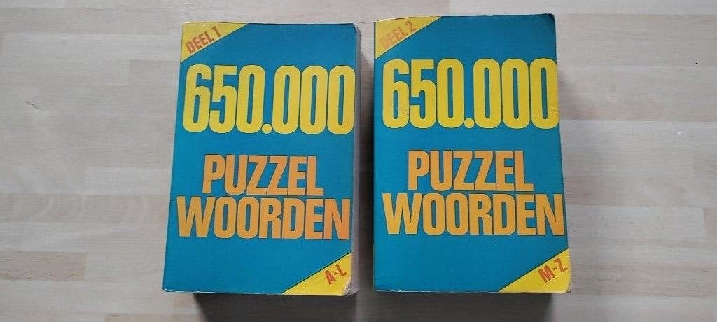 puzzelencyclopedie puzzelwoordenboek, Hobby en Vrije tijd, Ophalen of Verzenden, Minder dan 500 stukjes, Gebruikt, Overige typen