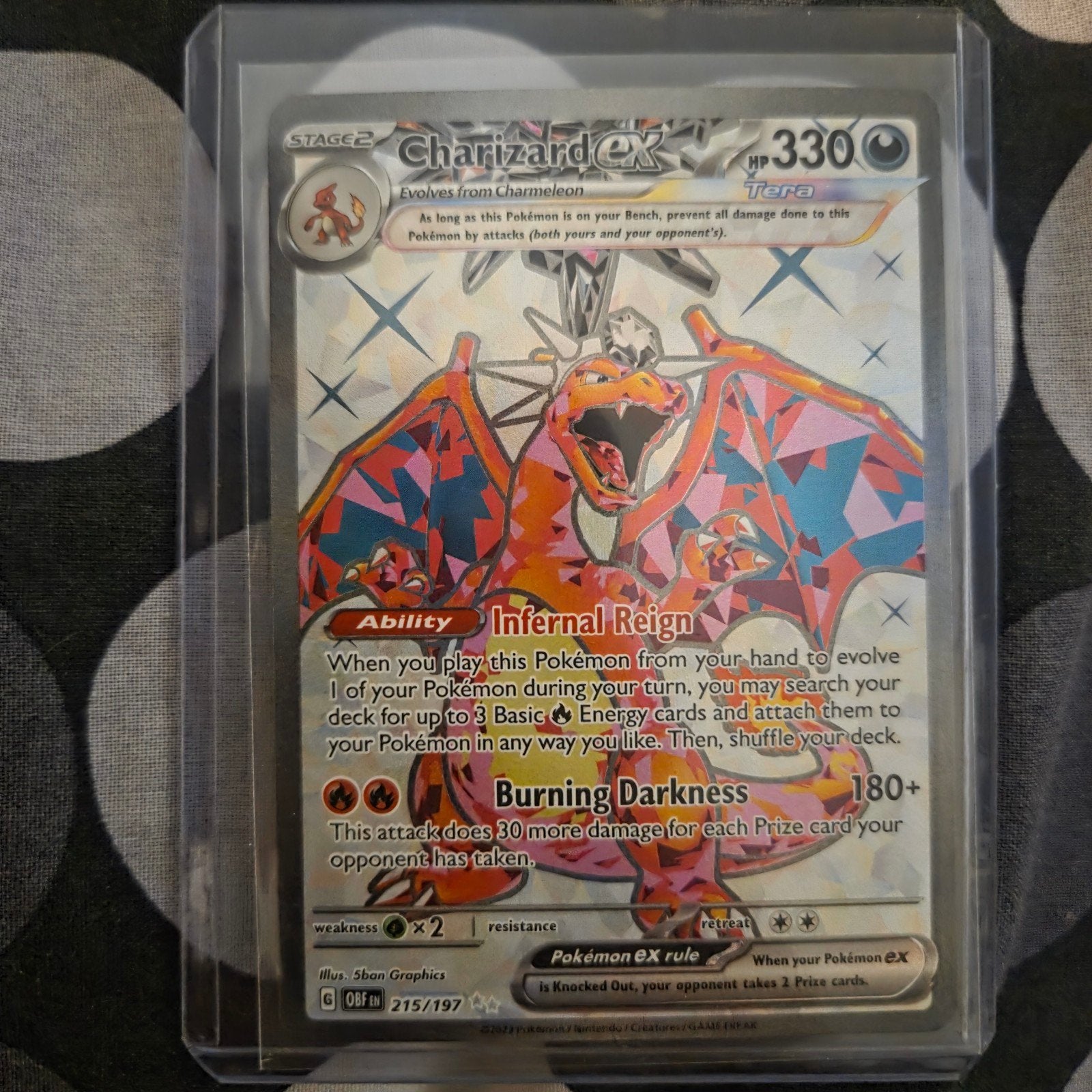Charizard ex #215, Ophalen of Verzenden