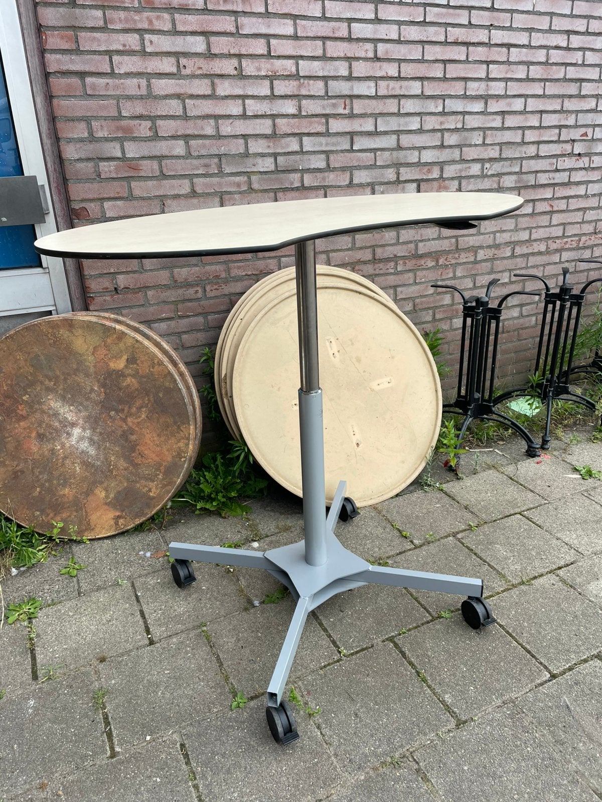 Ergonomische Zit Sta Tafel, Huis en Inrichting, Bureaus, Ophalen, Gebruikt, X, X