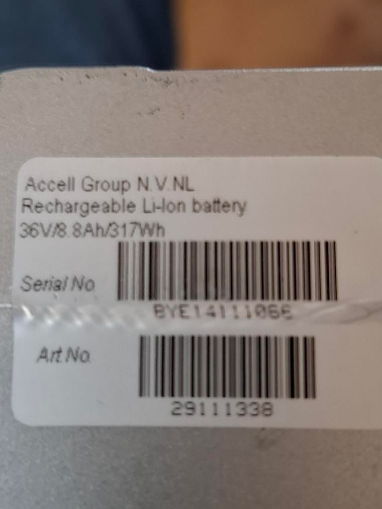 Batavus Accu 36V 8.8Ah 317Wh - Accell Group, Ophalen