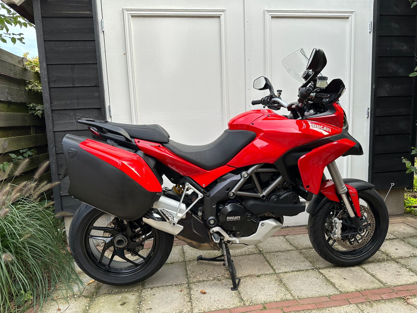 Ducati Multistrada 1200s koffers electrische vering, Motoren, 2 cilinders, Motorrijbewijs A, Particulier, Meer dan 35 kW