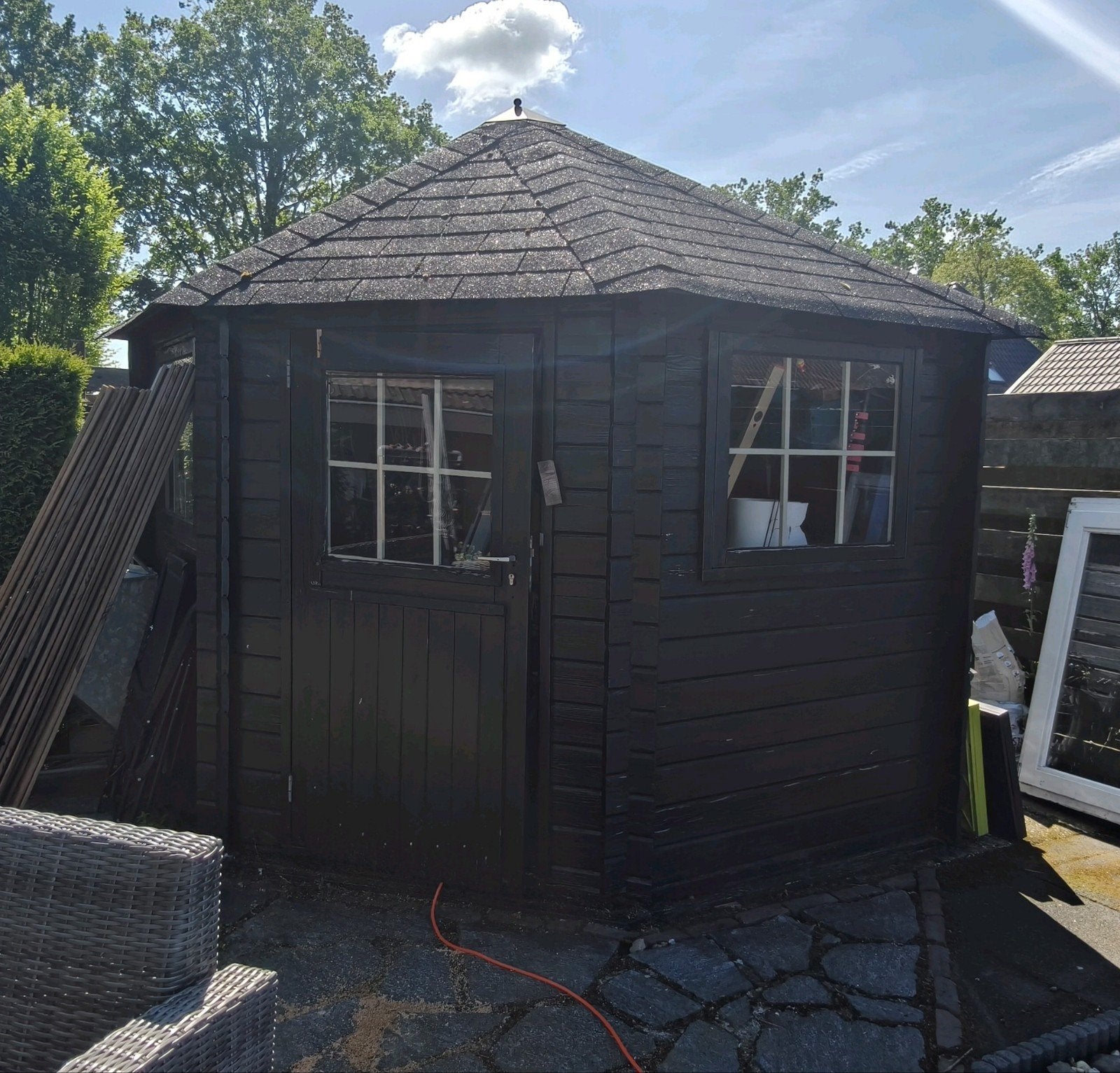 Gratis Tuinhuis, Ophalen, Gebruikt, 250 tot 500 cm