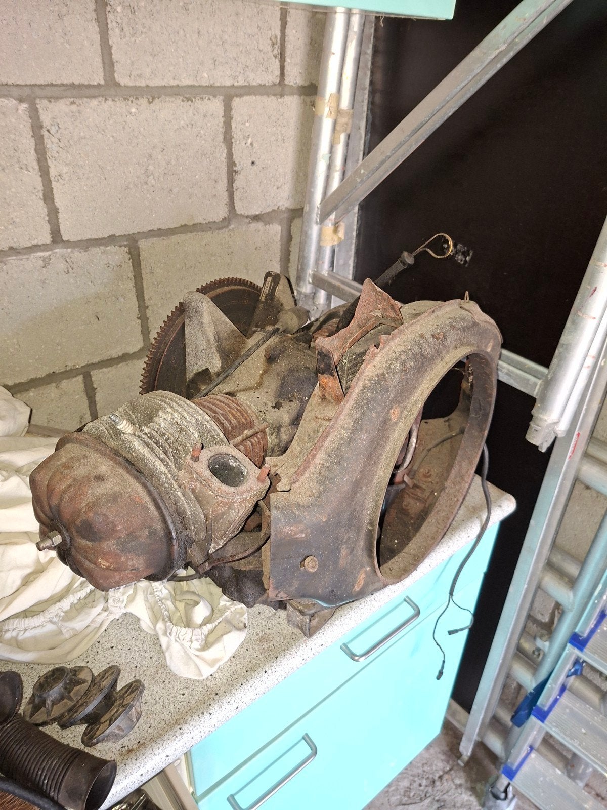 motorblok 2cv6, Ophalen, Gebruikt, Citroën