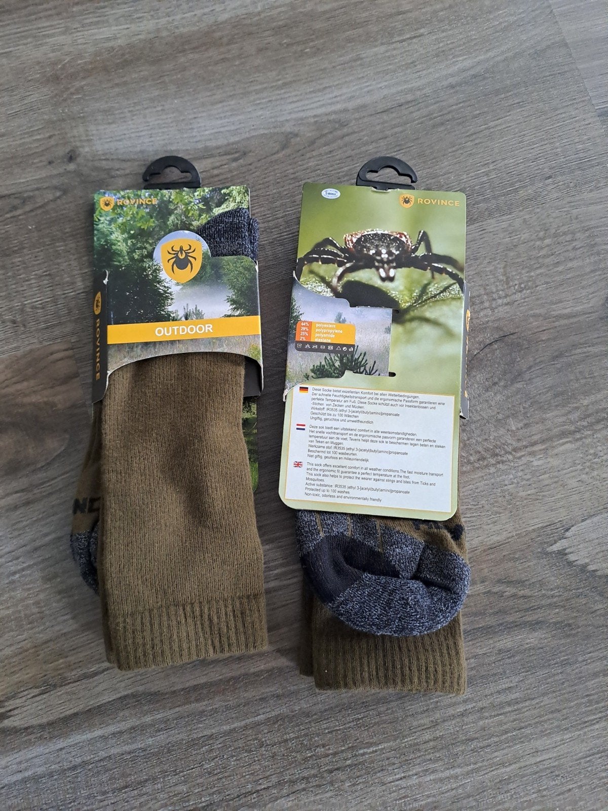 Rovince outdoor sokken groen 47-49 (2x), Kleding | Heren, Rovince, Bruin, Nieuw, Overige maten
