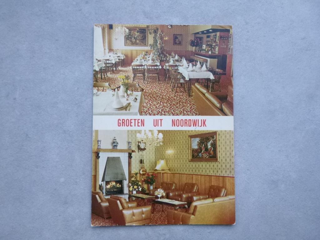 Noordwijk, Hotel Astoria/interieur 1975, Verzamelen, Verzenden, 1960 tot 1980, Gelopen, Zuid-Holland