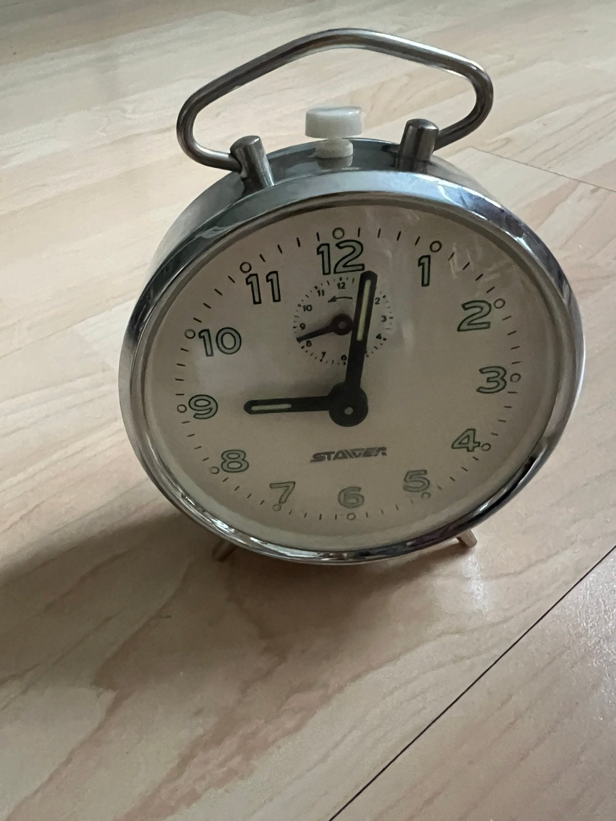 Staiger vintage wekker, Ophalen of Verzenden, Gebruikt, Analoog