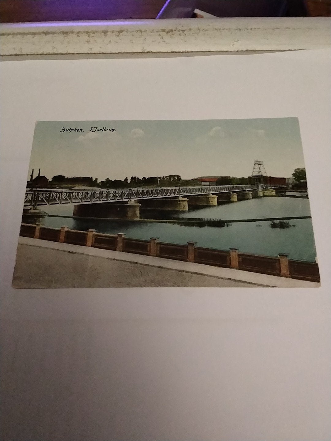 Oude Ansichtkaart Zutphen, IJselbrug - Gelopen, Ophalen of Verzenden, Voor 1920, Gelopen, Gelderland