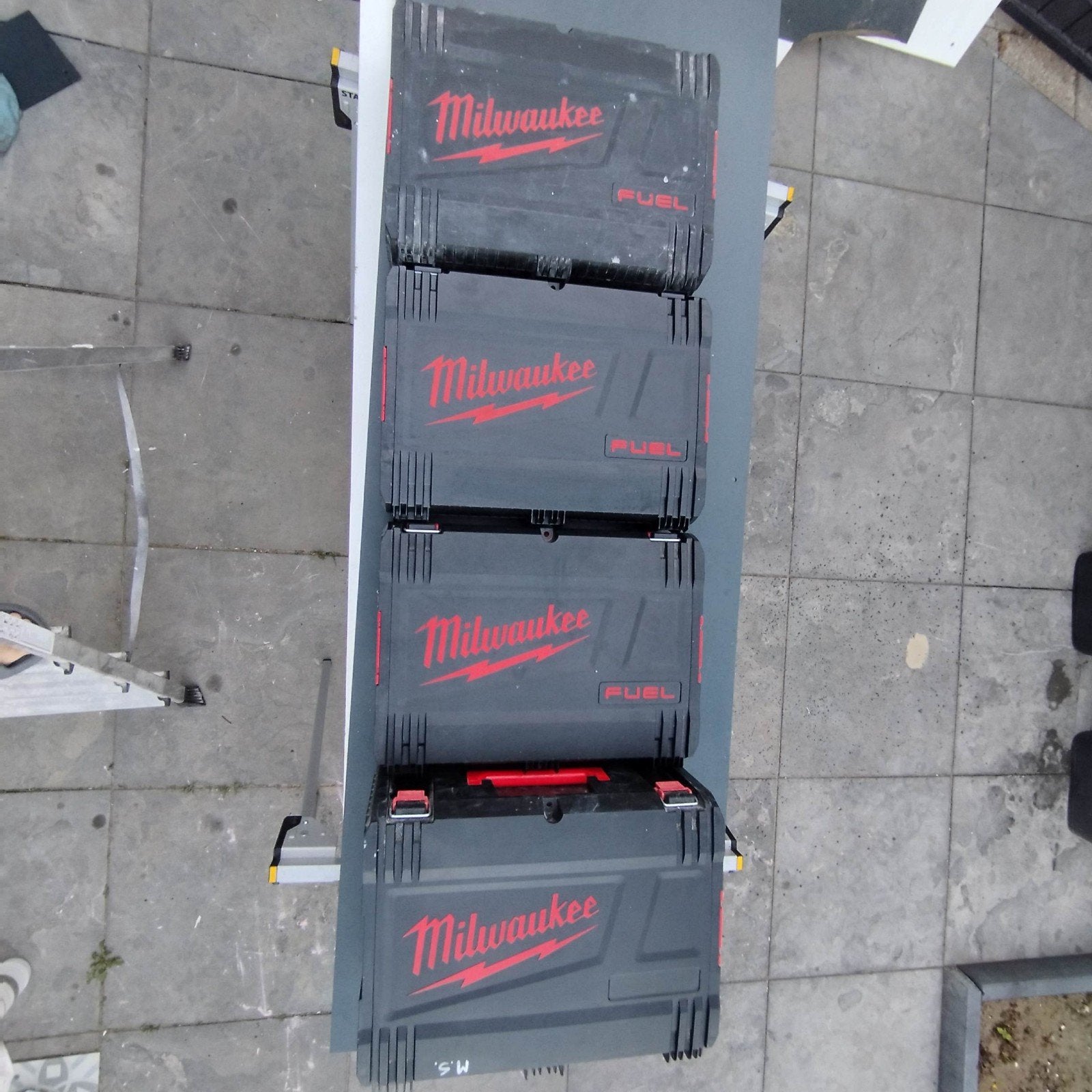 Lege Milwaukee koffers (4 stuks), Ophalen of Verzenden, Gebruikt