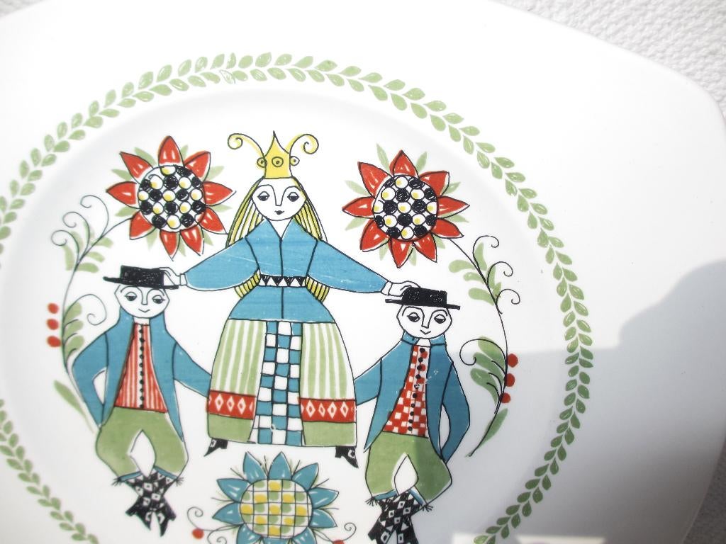 Figgio Flint Saga, Made in Norway. serveerschaal, Ophalen of Verzenden