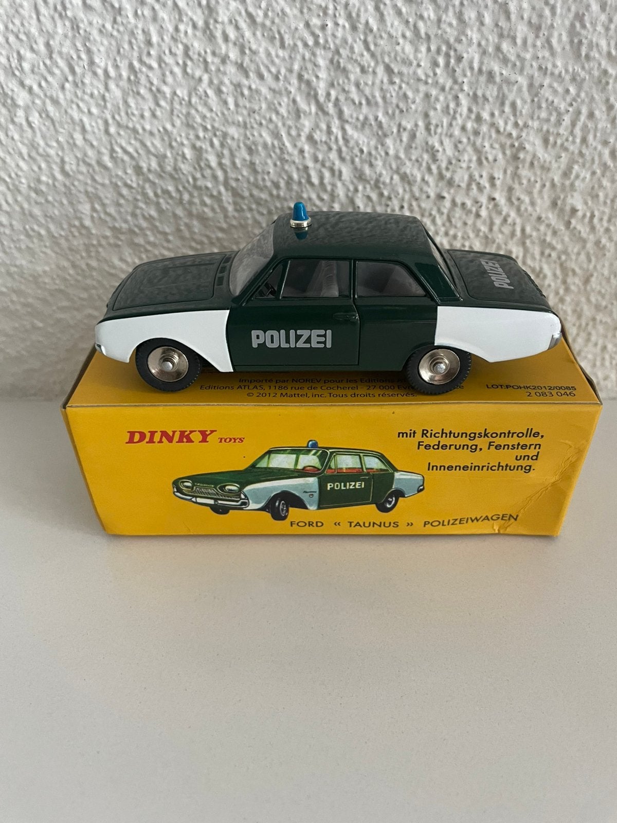 Dinky Toys 1:43 Ford Taunus Politiewagen 551, Ophalen of Verzenden, Nieuw, Auto, Dinky Toys