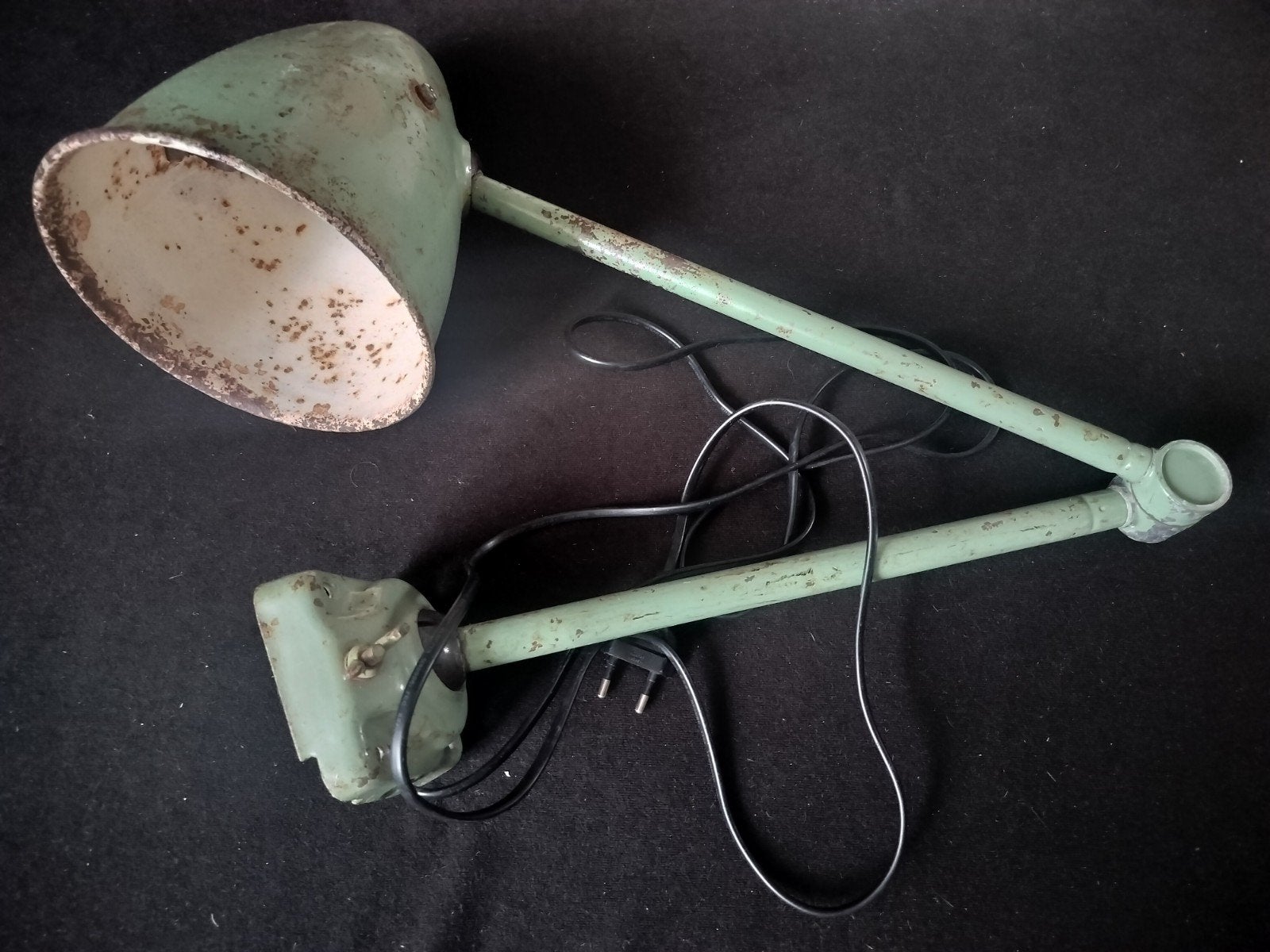 Vintage Industriële Fabriekslamp uit Tsjechië, Ophalen of Verzenden