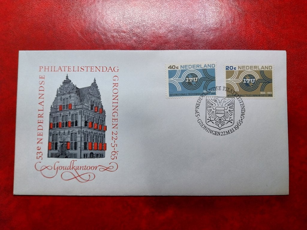Envelop 53e nederlandse philatelistendag 1965, Verzenden, Envelop